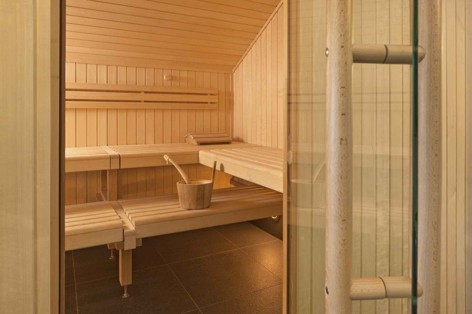 Zimmer mit privater Sauna